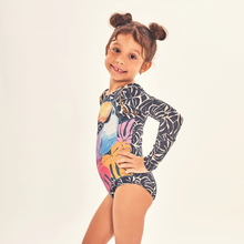 Ladda in bilden i gallerivisningen, Image 02: Uv Line Mädchen-Badeanzug Swimsuit Girl Tucano Upf50+
