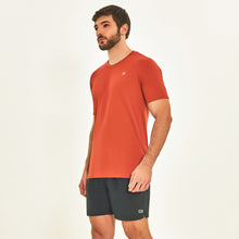 Ladda in bilden i gallerivisningen, Image 02: Uv Line Fitness-Top T-Shirt Sport Fit Ferrugem Upf50+
