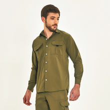 Ladda in bilden i gallerivisningen, Image 02: Uv Line Fitness-Top Tenerife Verde Militar Upf50+
