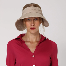 Ladda in bilden i gallerivisningen, Model Front: Uv Line Visor Tokyo Fpu50+ Visor Khaki Uv
