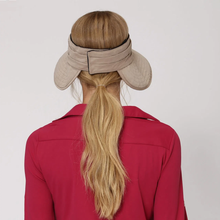 Ladda in bilden i gallerivisningen, Model Back: Uv Line Visor Tokyo Fpu50+ Visor Khaki Uv
