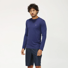 Ladda in bilden i gallerivisningen, Model Front: Uv Line Rashguard Uvpro Br Ml Marinho Msc
