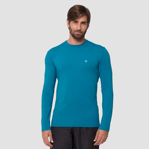 Herr FPU50+ Uvpro långärmad T-shirt Ocean Blue Uv